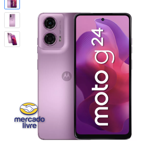 Motorola Moto G24 128GB Rosa 4GB RAM
