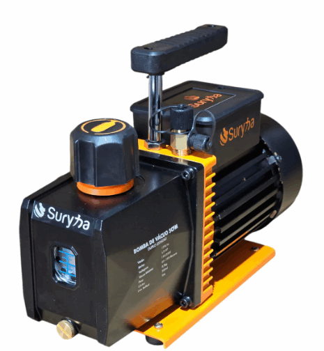 Suryha 5CFM duplo estágio bivolt bomba de vácuo ideal para ar condicionado 110V/220V