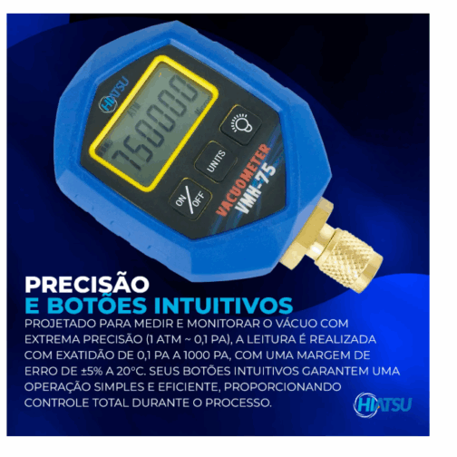 Vacuômetro Digital De Alta Precisão Para Ar-condicionado
